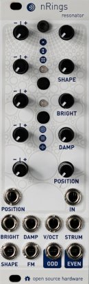 Eurorack Module nanoRings (nRings) Micro Mutable Instruments Rings Redesign Eurorack Resonator Synth Module from Other/unknown