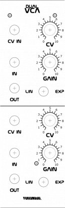 Eurorack Module Dual VCA from Other/unknown