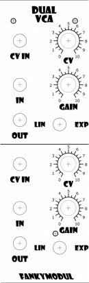 Eurorack Module Dual VCA from Other/unknown