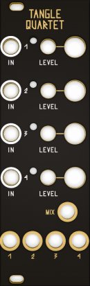 Eurorack Module Black & Gold Tangle Quartet from Other/unknown