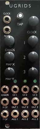 Eurorack Module uGrids (Matte Black Aluminum) from CalSynth