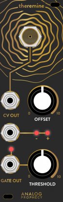 Eurorack Module Theremin (Doepfer A-178 - Analog Prophecy Black & Gold panel) from Other/unknown