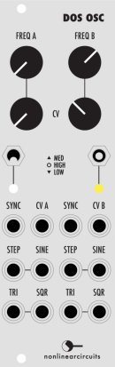 Eurorack Module Dual LFO/VCO from Nonlinearcircuits