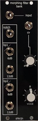 Eurorack Module Morphing Filter Bank from shkrjn