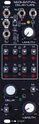 Eurorack Module SEQUENTIAL DELAY GATE from NIIO analog