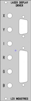 Eurorack Module ILDA Prototype from LZX Industries