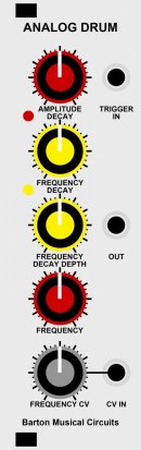 Eurorack Module Analog Drum BMC 018 from Barton Musical Circuits