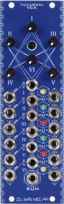 Eurorack Module Zlob Modular VnIcursal VCA from Złob