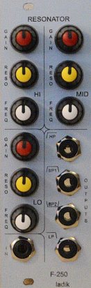 Eurorack Module F-250 Resonator from Ladik