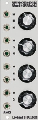 Eurorack Module AudioMixer / Attenuator from Pittsburgh Modular