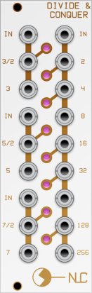 Eurorack Module Divide & Conquer from Nonlinearcircuits