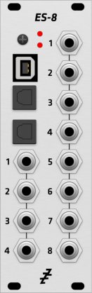 Eurorack Module Expert Sleepers ES-8 (alternate panel) from Grayscale