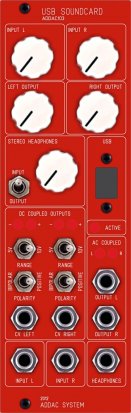 Eurorack Module ADDAC103 USB Soundcard from ADDAC System