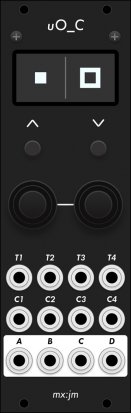 Eurorack Module uO_c (black panel) from Grayscale