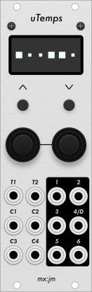 Eurorack Module uTemps (aluminum panel) from Grayscale