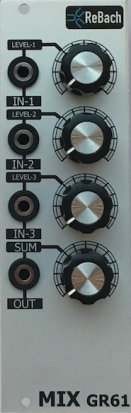 Eurorack Module GR61 MIX from ReBach