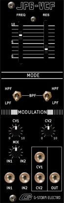 Eurorack Module JP6-VCF from G-Storm Electro