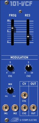 Eurorack Module 101-VCF from G-Storm Electro