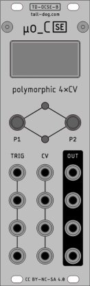 Eurorack Module µo_C SE (uo_C, Ornament & Crime) [Rev B, Silver] from Tall Dog