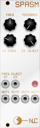 Eurorack Module Spasm from Nonlinearcircuits