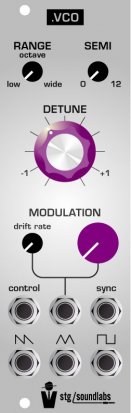 Eurorack Module .VCO from STG Soundlabs