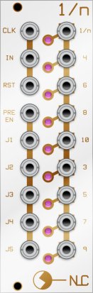 Eurorack Module 1/n from Nonlinearcircuits