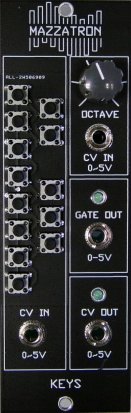 Eurorack Module KEYS-1 Keyboard Quantizer from Mazzatron