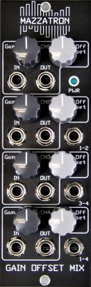 Eurorack Module Gain Offset Mix from Mazzatron