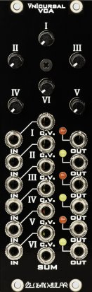 Eurorack Module VnIcursal VCA(Soulless panel) from Złob