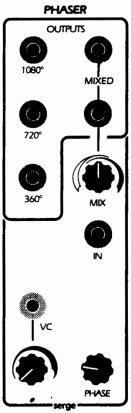 Serge Module Phaser from Serge