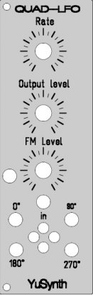 Eurorack Module Yusynth quadrature lfo from Other/unknown