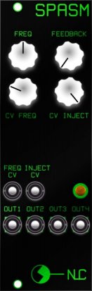 Eurorack Module Spasm from Nonlinearcircuits