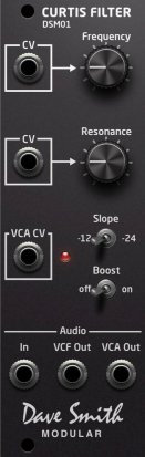 Eurorack Module DSM01 Curtis Filter from Dave Smith Modular