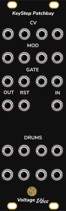 Eurorack Module Keystep Patchbay from Voltage Vibes