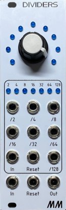 Eurorack Module Dividers from MidCentury Modular