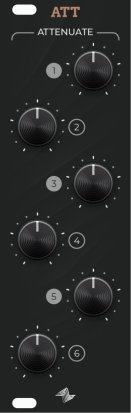 Eurorack Module SM Hex Attenuator from SynQuaNon