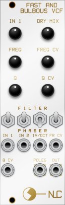 Eurorack Module FAST AND BULBOUS VCF from Nonlinearcircuits