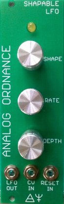 Eurorack Module Shapable LFO from Analog Ordnance