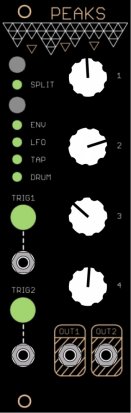 Eurorack Module Peaks (PCB Panel) from Other/unknown