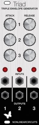 Eurorack Module Triad from Nonlinearcircuits