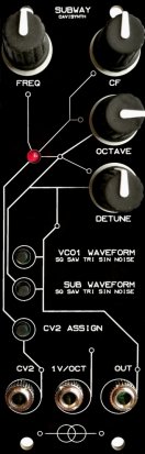 Eurorack Module SUBWAY from CaviSynth