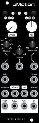 Eurorack Module µMotion from Codex Modulex