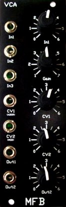 Eurorack Module VCA from MFB