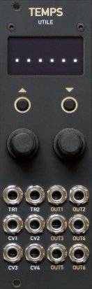 Eurorack Module TEMPS Utile /// Master Clock /// Black & Gold Panel from Other/unknown