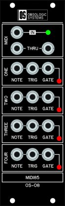 Eurorack Module MIDI85 (OS-08) from Other/unknown