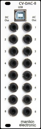 Eurorack Module CV-DAC-8 from Manikin Electronic
