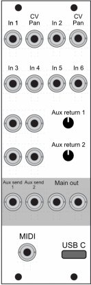 Eurorack Module Vestur Synthesis - Stereomix  from Other/unknown