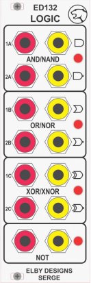 Eurorack Module ED132 LOGIC from Elby Designs