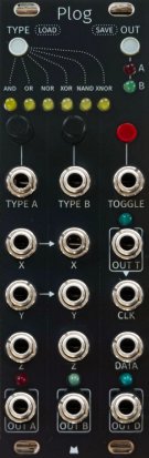 Eurorack Module Plog - Black Panel from Mörk Modules