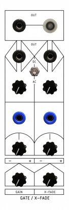 Serge Module X-Fade / Gate from Prism Circuits